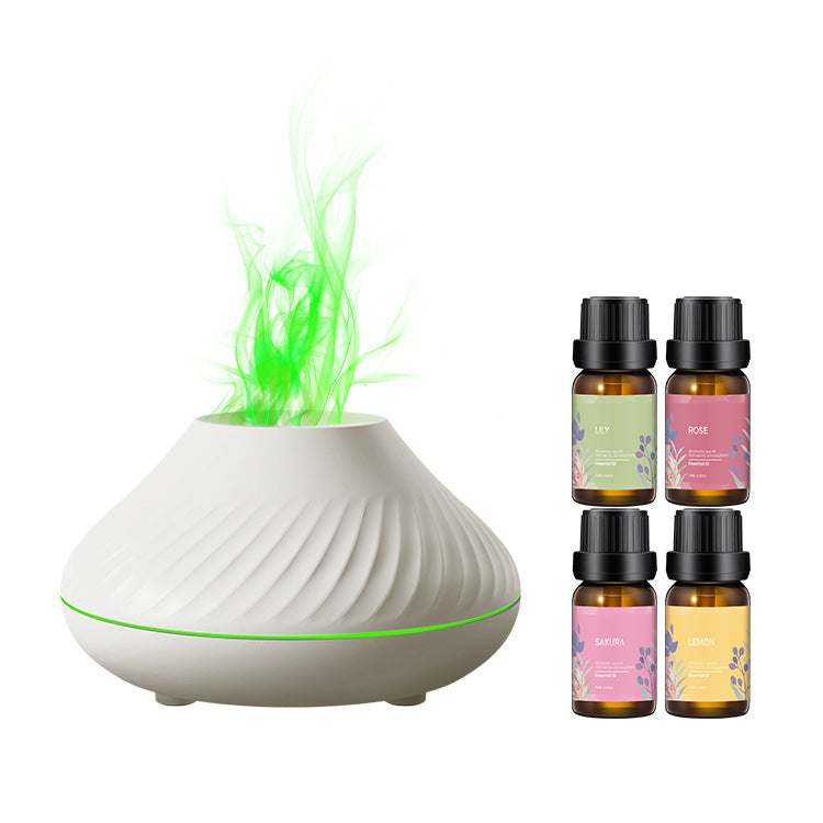 Home Creative Seven-color Flame Aromatherapy Machine With Ambient Light